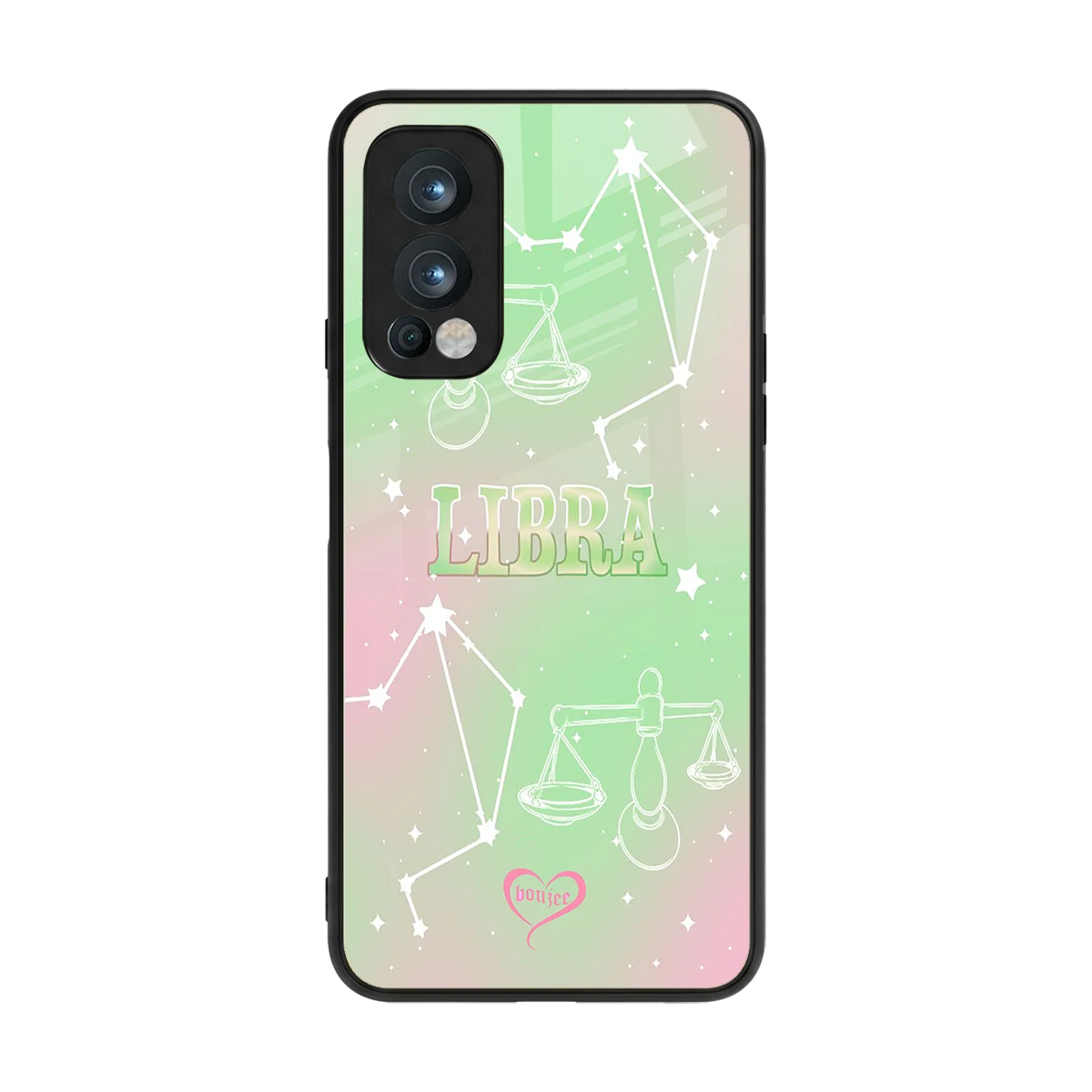 Libra Aura back phone cover | glass case for oneplus nord 2