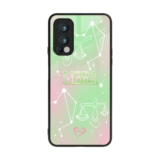 Libra Aura back phone cover | glass case for oneplus nord 2