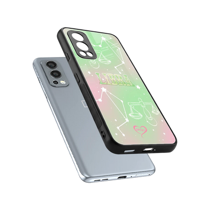 Libra Aura sleek oneplus nord 2 cover with tempered glass back and TPU edges