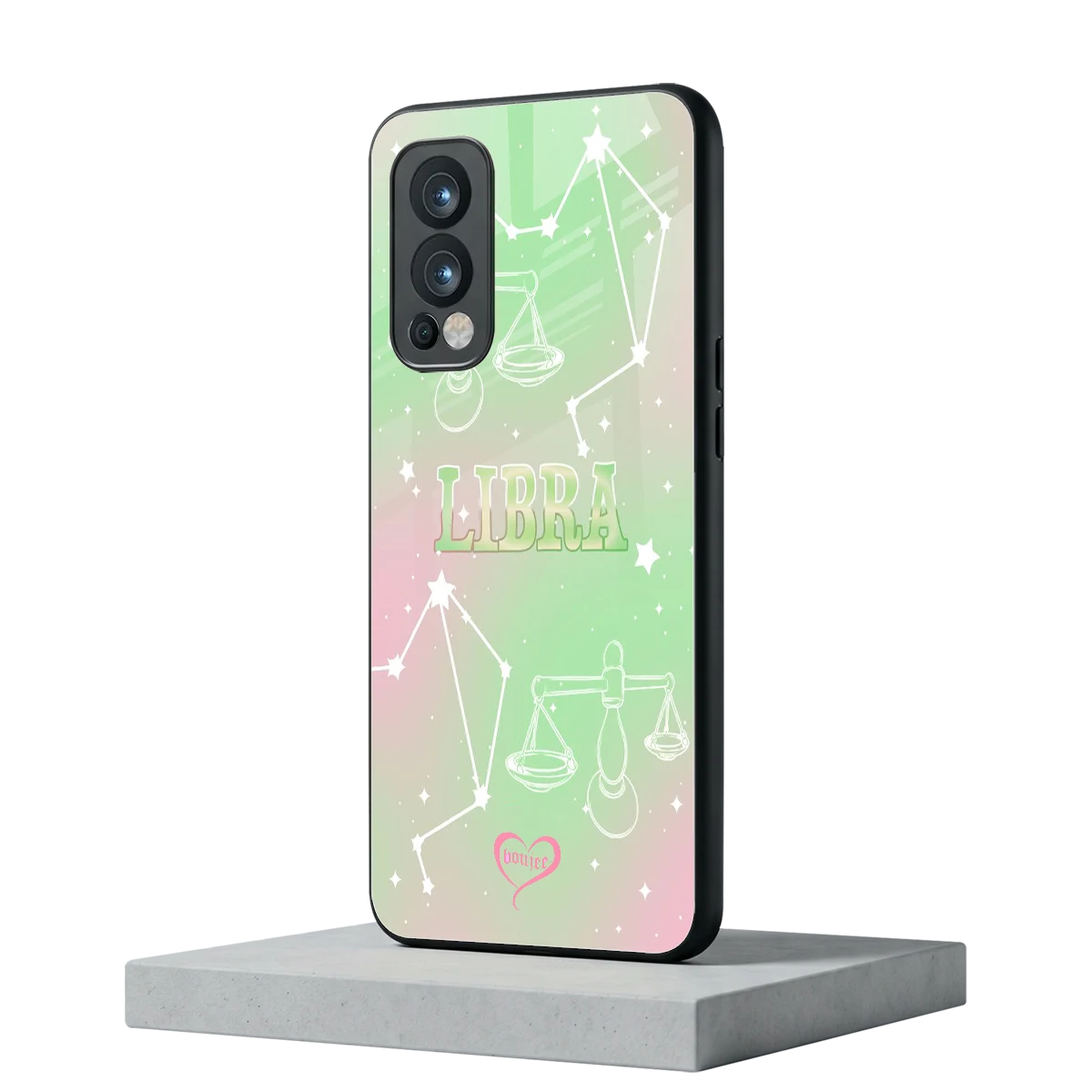 Libra Aura oneplus nord 2 mobile cover | shockproof glass phone case