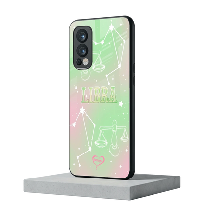 Libra Aura oneplus nord 2 mobile cover | shockproof glass phone case