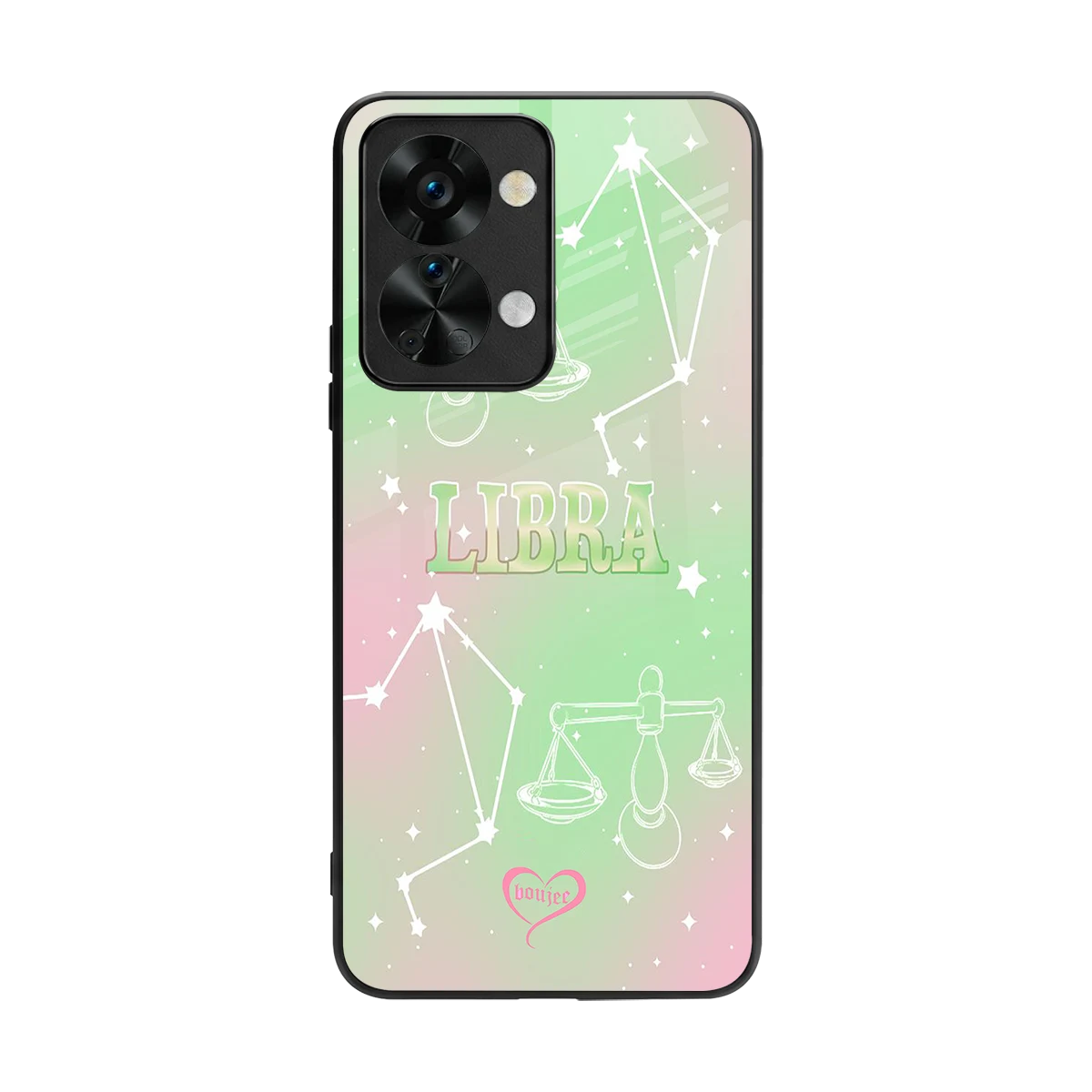Libra Aura back phone cover | glass case for oneplus nord 2t