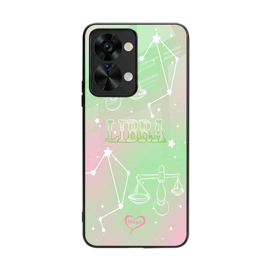 Libra Aura back phone cover | glass case for oneplus nord 2t