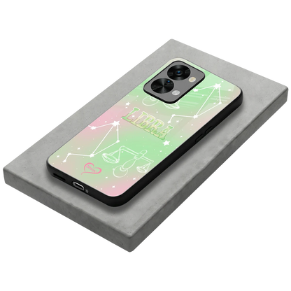 Libra Aura stylish phone case for oneplus nord 2t | glossy glass and slim fit
