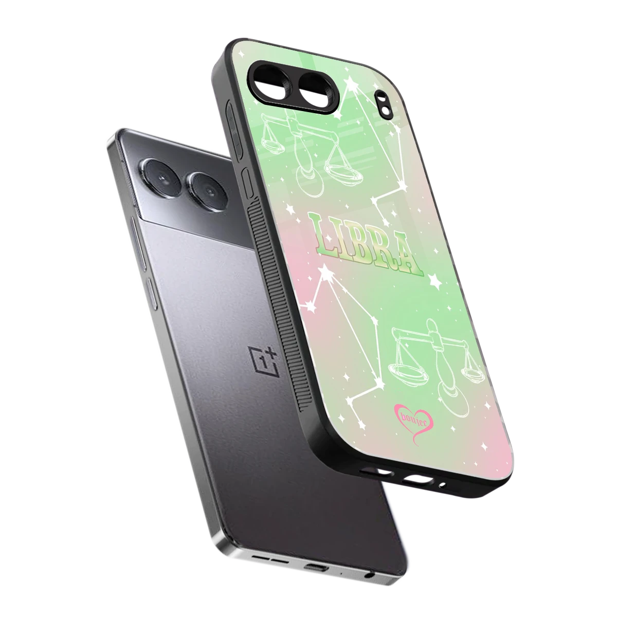 Libra Aura sleek oneplus nord 4 cover with tempered glass back and TPU edges