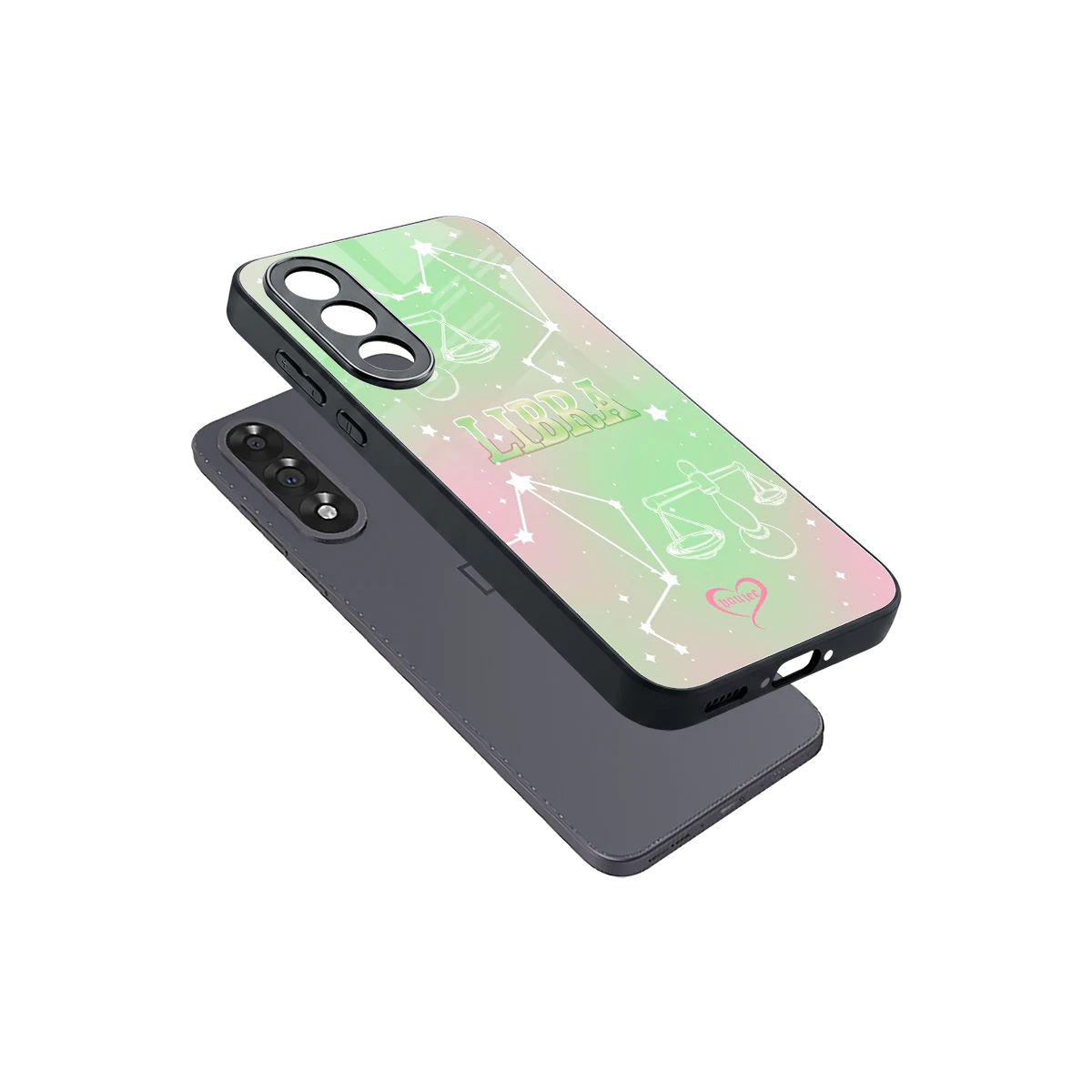Libra Aura sleek oneplus nord 5 cover with tempered glass back and TPU edges