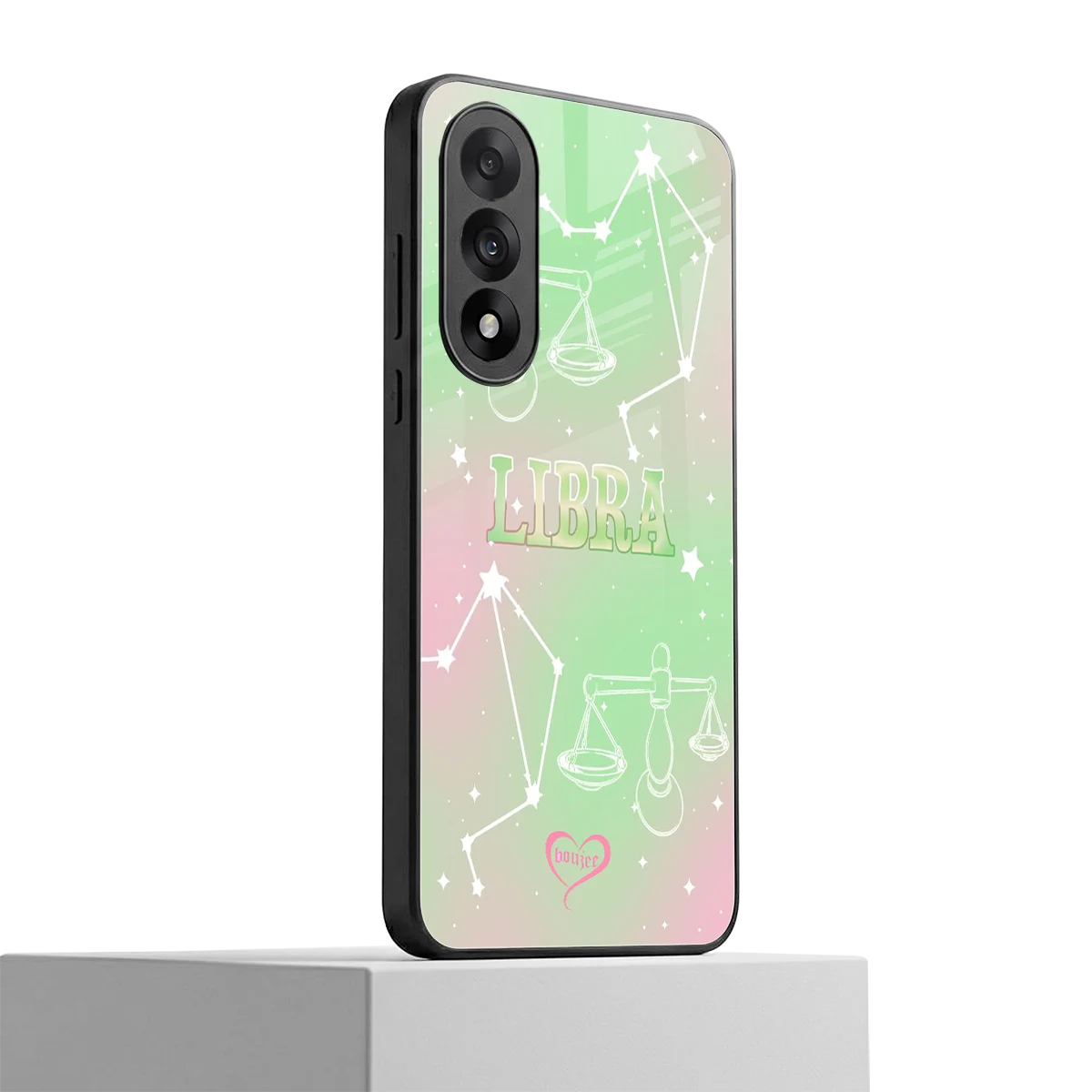 Libra Aura oneplus nord 5 mobile cover | shockproof glass phone case