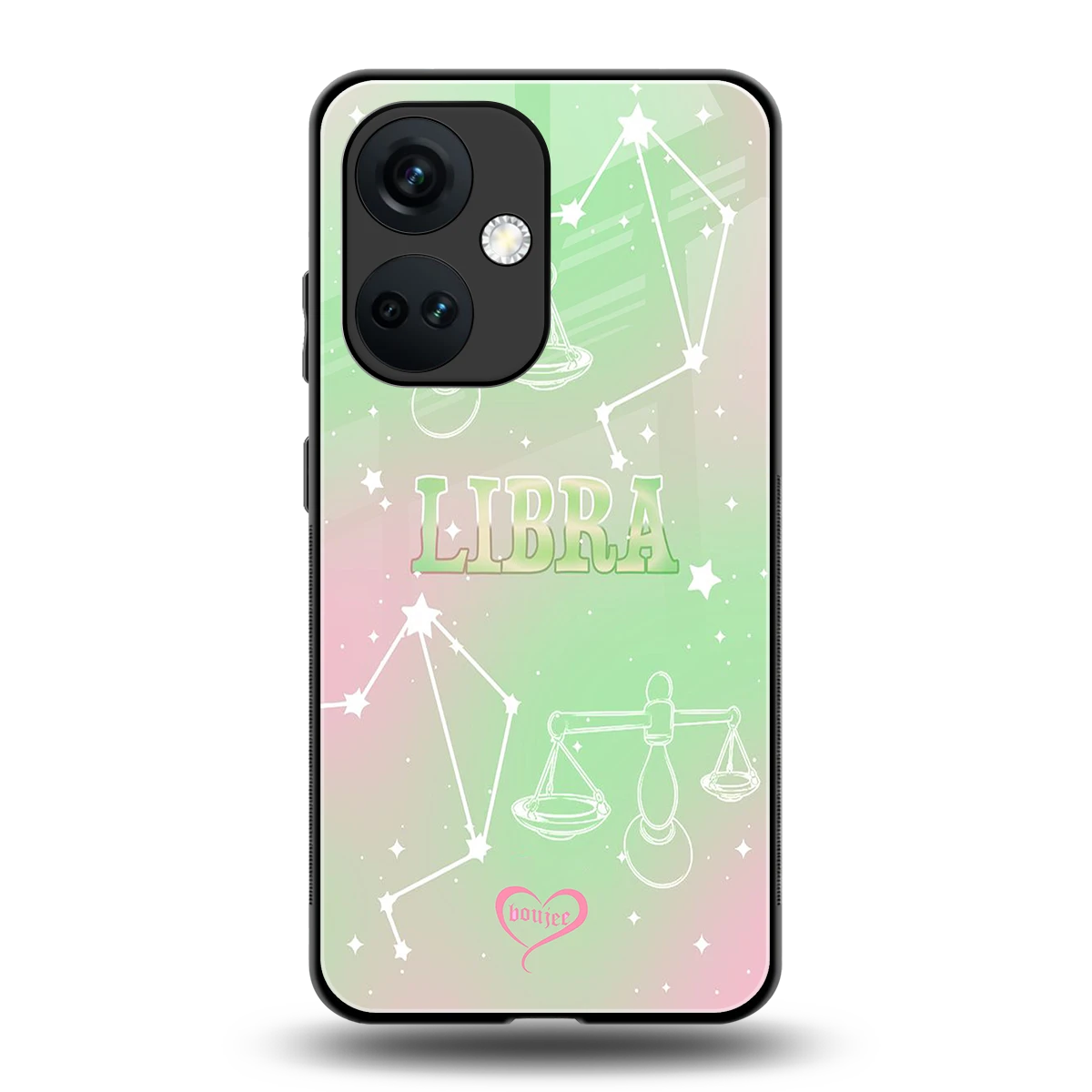 Libra Aura back phone cover | glass case for oneplus nord ce 3