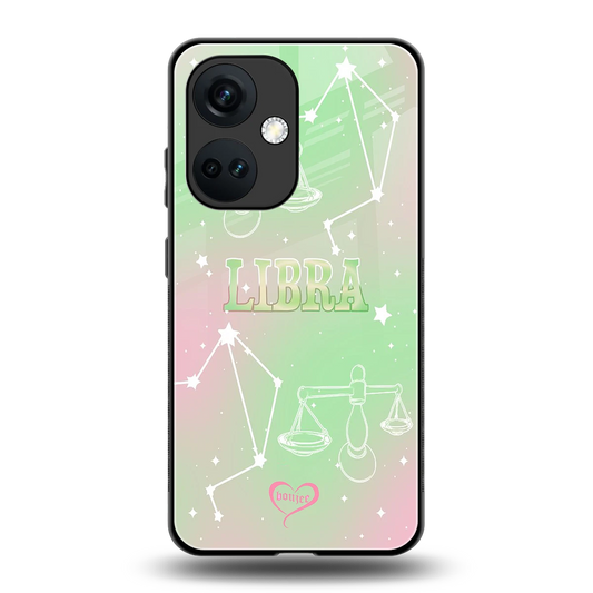 Libra Aura back phone cover | glass case for oneplus nord ce 3