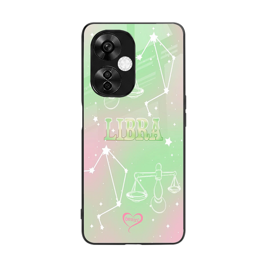 Libra Aura back phone cover | glass case for oneplus nord ce 3 lite