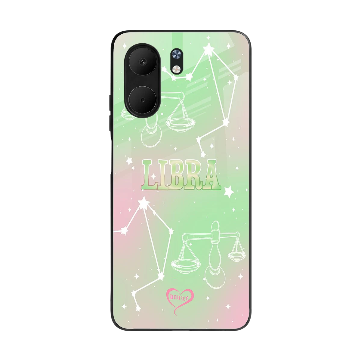 Libra Aura back phone cover | glass case for oppo a5x 5g
