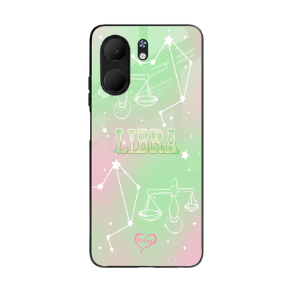 Libra Aura back phone cover | glass case for oppo a5x 5g