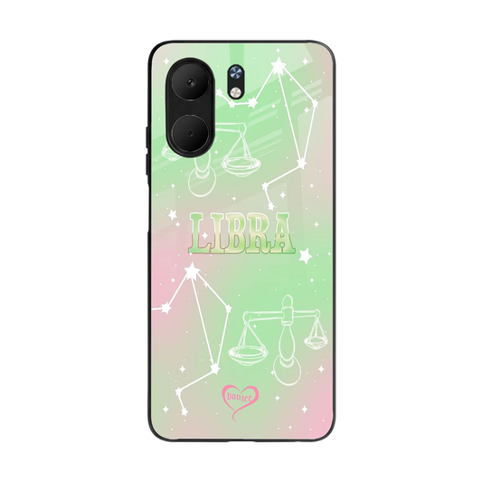 Libra Aura back phone cover | glass case for oppo a5x 5g