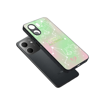 Libra Aura sleek oppo a5x 5g cover with tempered glass back and TPU edges
