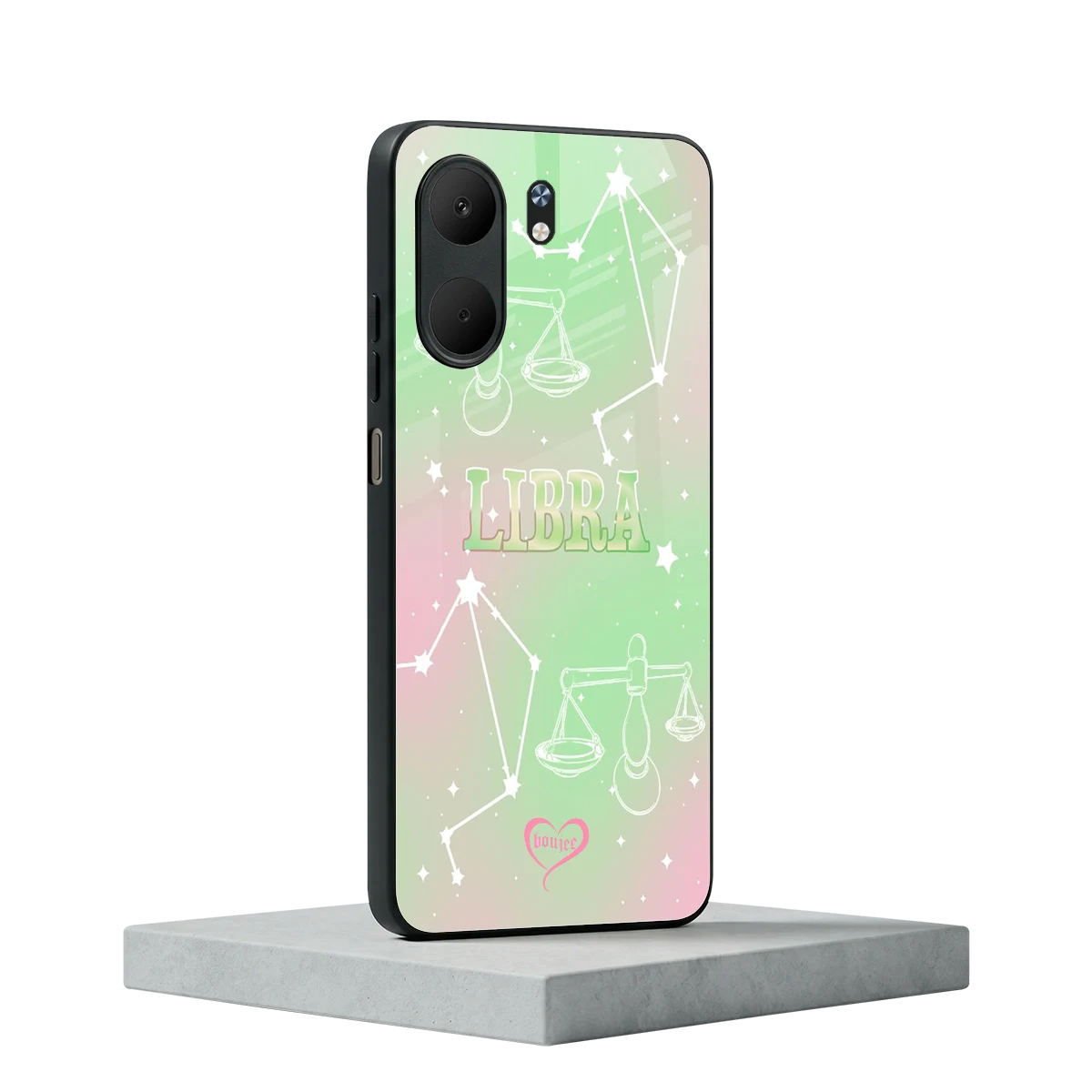 Libra Aura oppo a5x 5g mobile cover | shockproof glass phone case