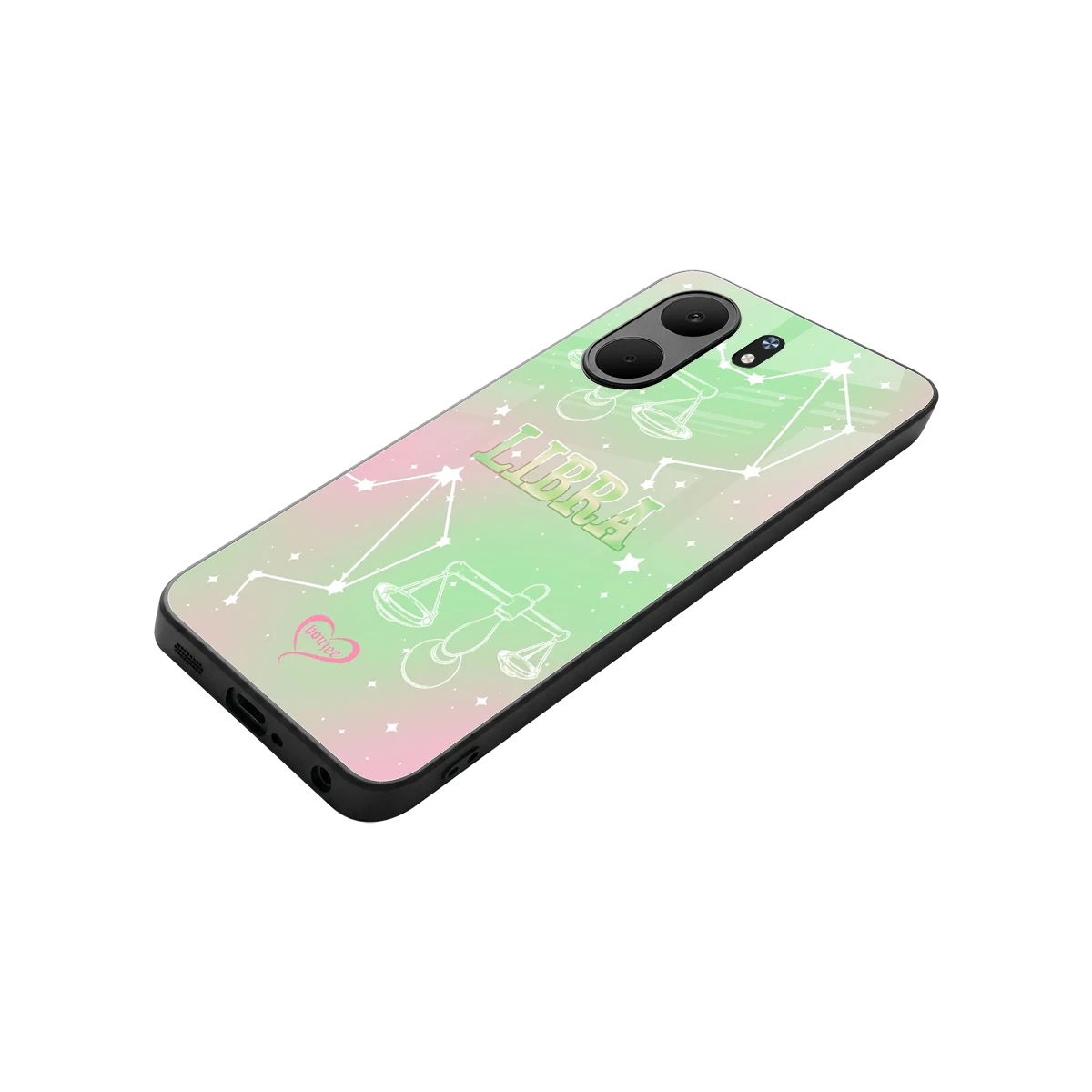 Libra Aura stylish phone case for oppo a5x 5g | glossy glass and slim fit