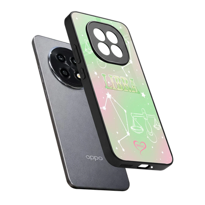 Libra Aura sleek oppo f29 pro 5g cover with tempered glass back and TPU edges