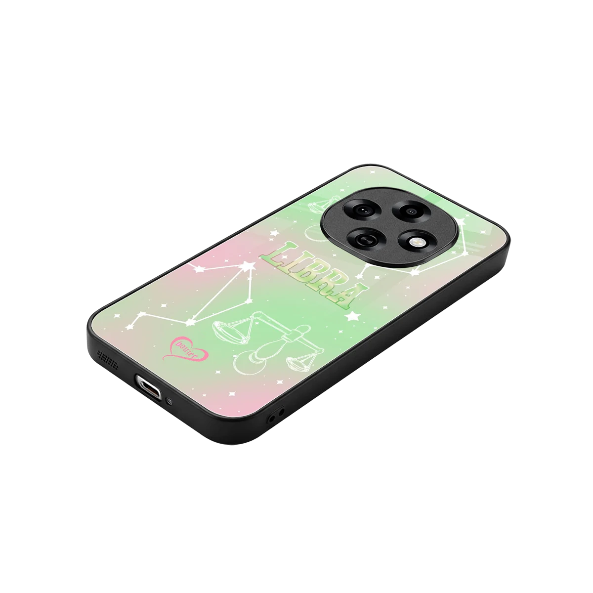 Libra Aura stylish phone case for oppo f31 pro 5g | glossy glass and slim fit