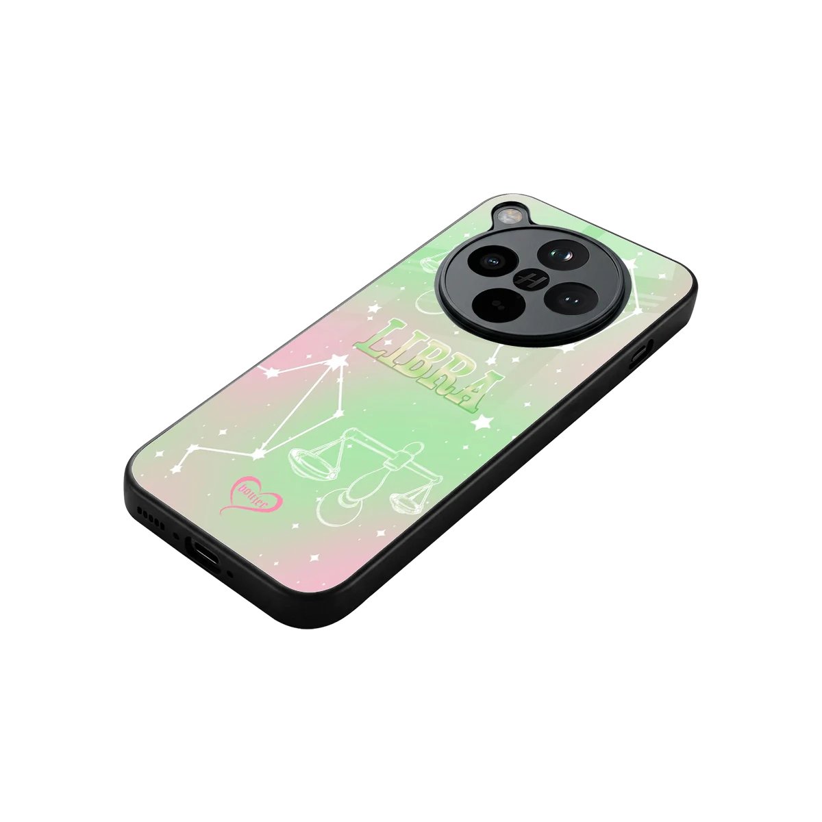 Libra Aura stylish phone case for oppo find x8 | glossy glass and slim fit