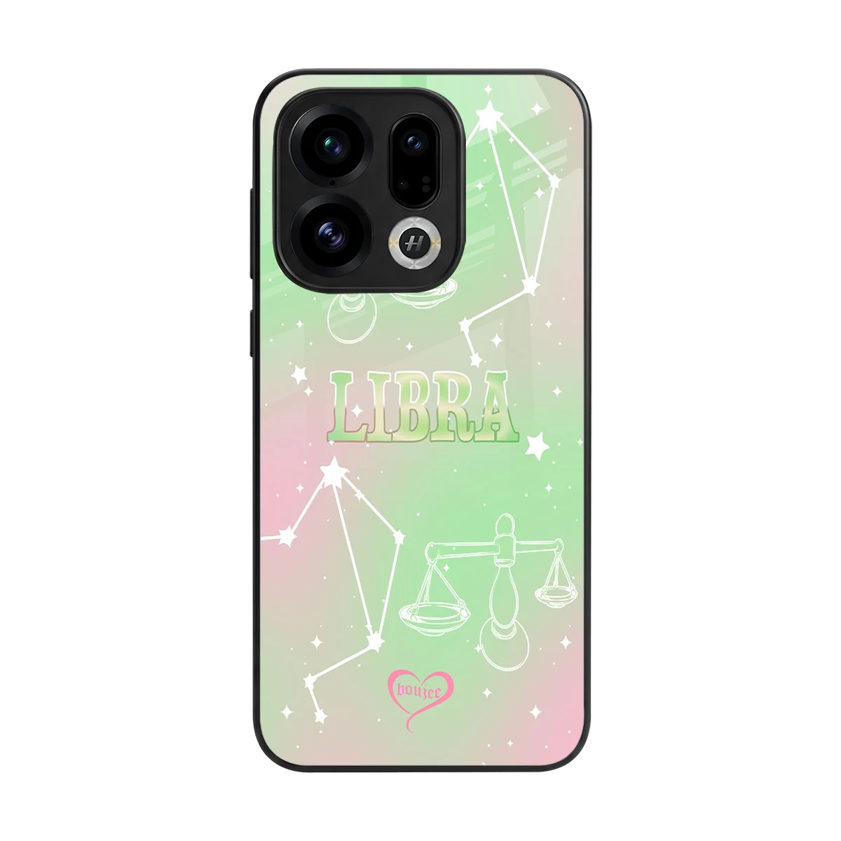 Libra Aura back phone cover | glass case for oppo find x9