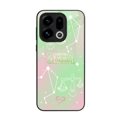 Libra Aura back phone cover | glass case for oppo find x9