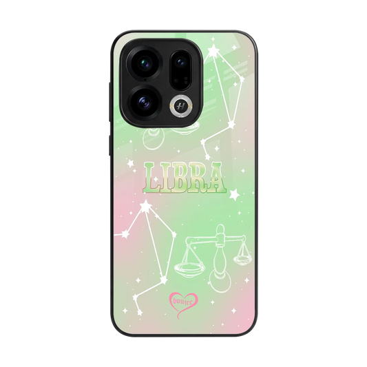 Libra Aura back phone cover | glass case for oppo find x9