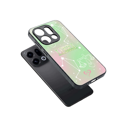 Libra Aura sleek oppo find x9 cover with tempered glass back and TPU edges