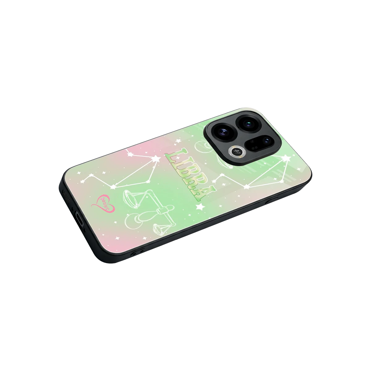 Libra Aura stylish phone case for oppo find x9 | glossy glass and slim fit