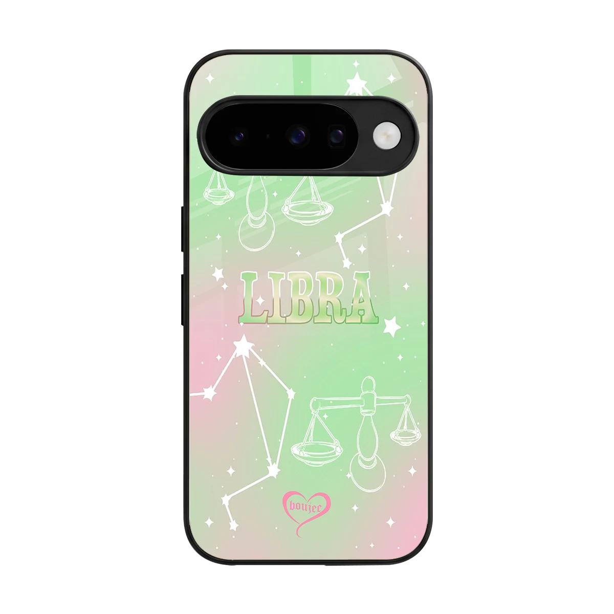 Libra Aura back phone cover | glass case for google pixel 10
