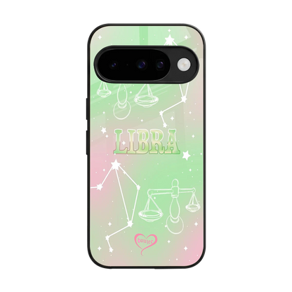 Libra Aura back phone cover | glass case for google pixel 10