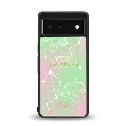Libra Aura back phone cover | glass case for google pixel 6a