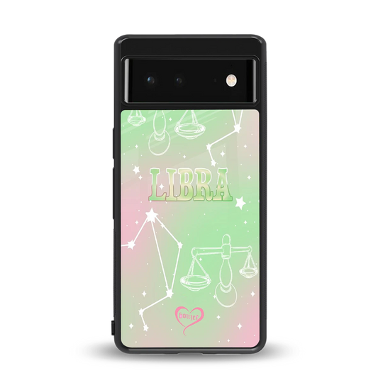 Libra Aura back phone cover | glass case for google pixel 6a