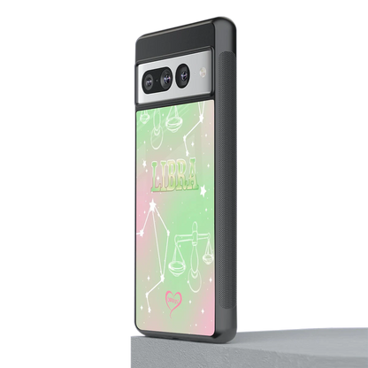 Libra Aura stylish phone case for google pixel 7 pro | glossy glass and slim fit