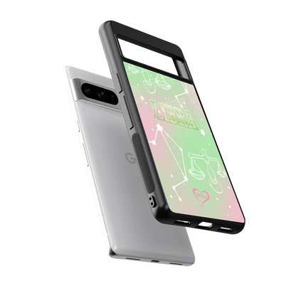 Libra Aura sleek google pixel 8 pro cover with tempered glass back and TPU edges