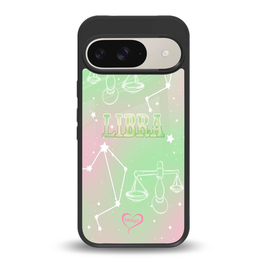 Libra Aura back phone cover | glass case for google pixel 9