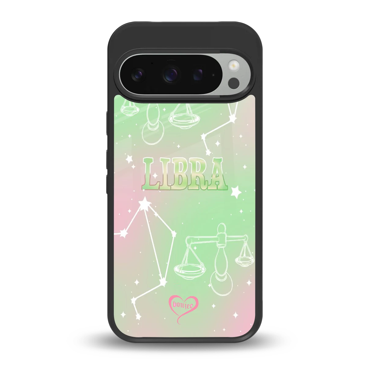 Libra Aura back phone cover | glass case for google pixel 9 pro xl