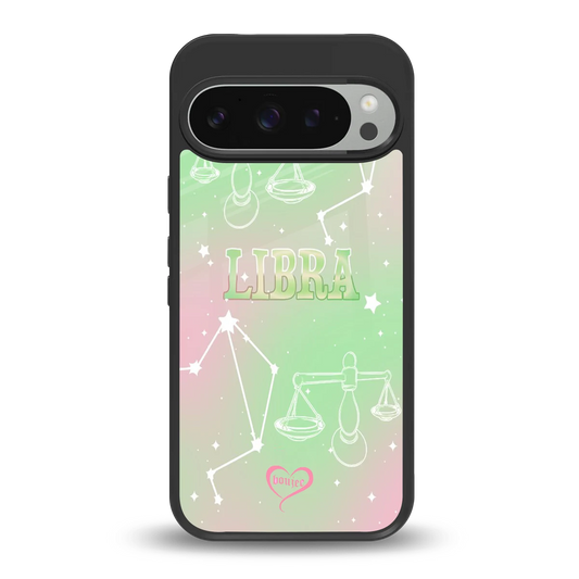 Libra Aura back phone cover | glass case for google pixel 9 pro xl