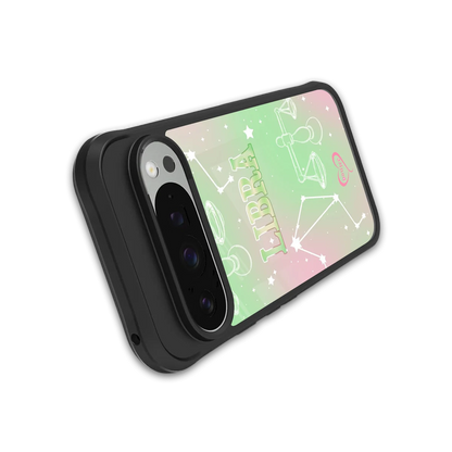 Libra Aura stylish phone case for google pixel 9 pro xl | glossy glass and slim fit