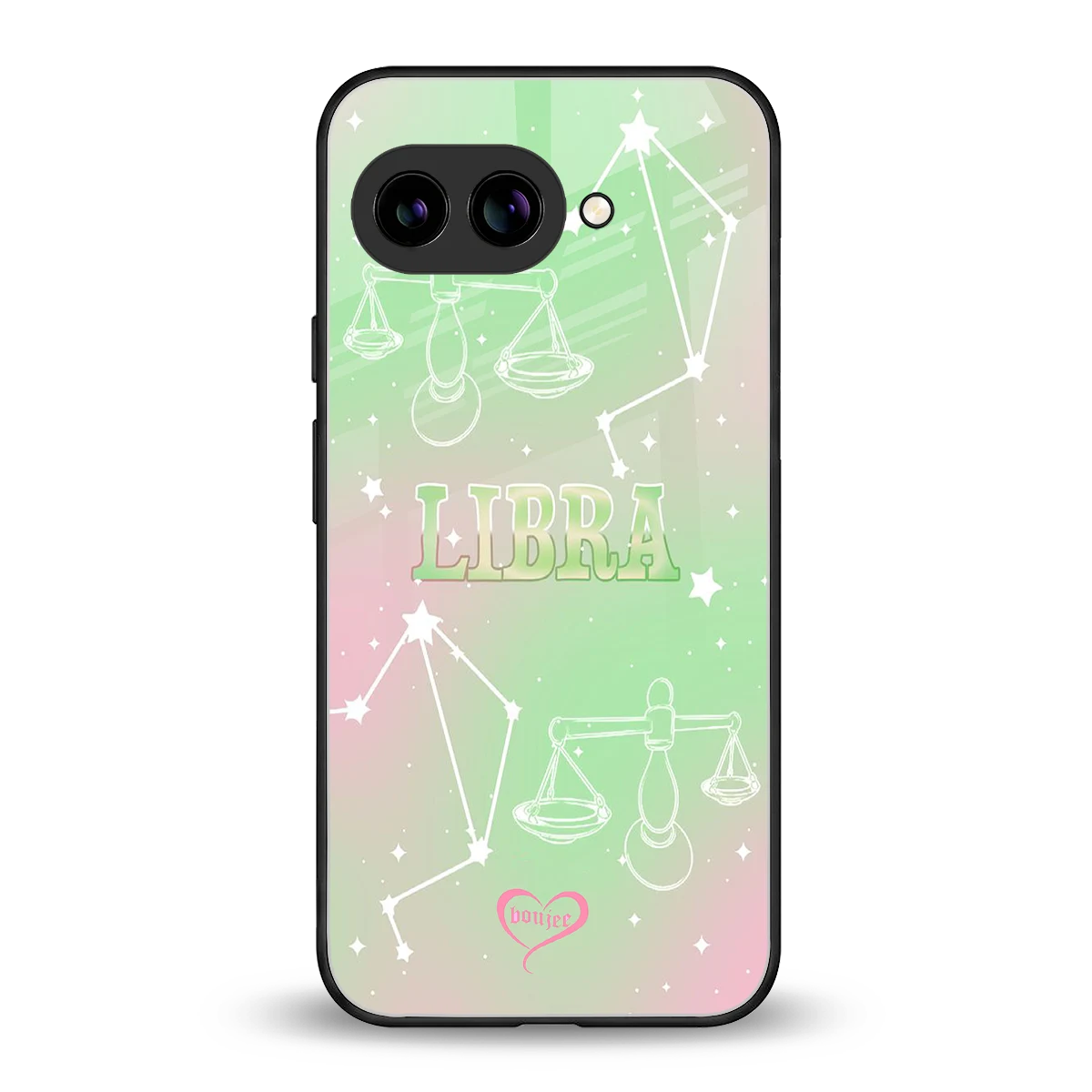 Libra Aura back phone cover | glass case for google pixel 10a