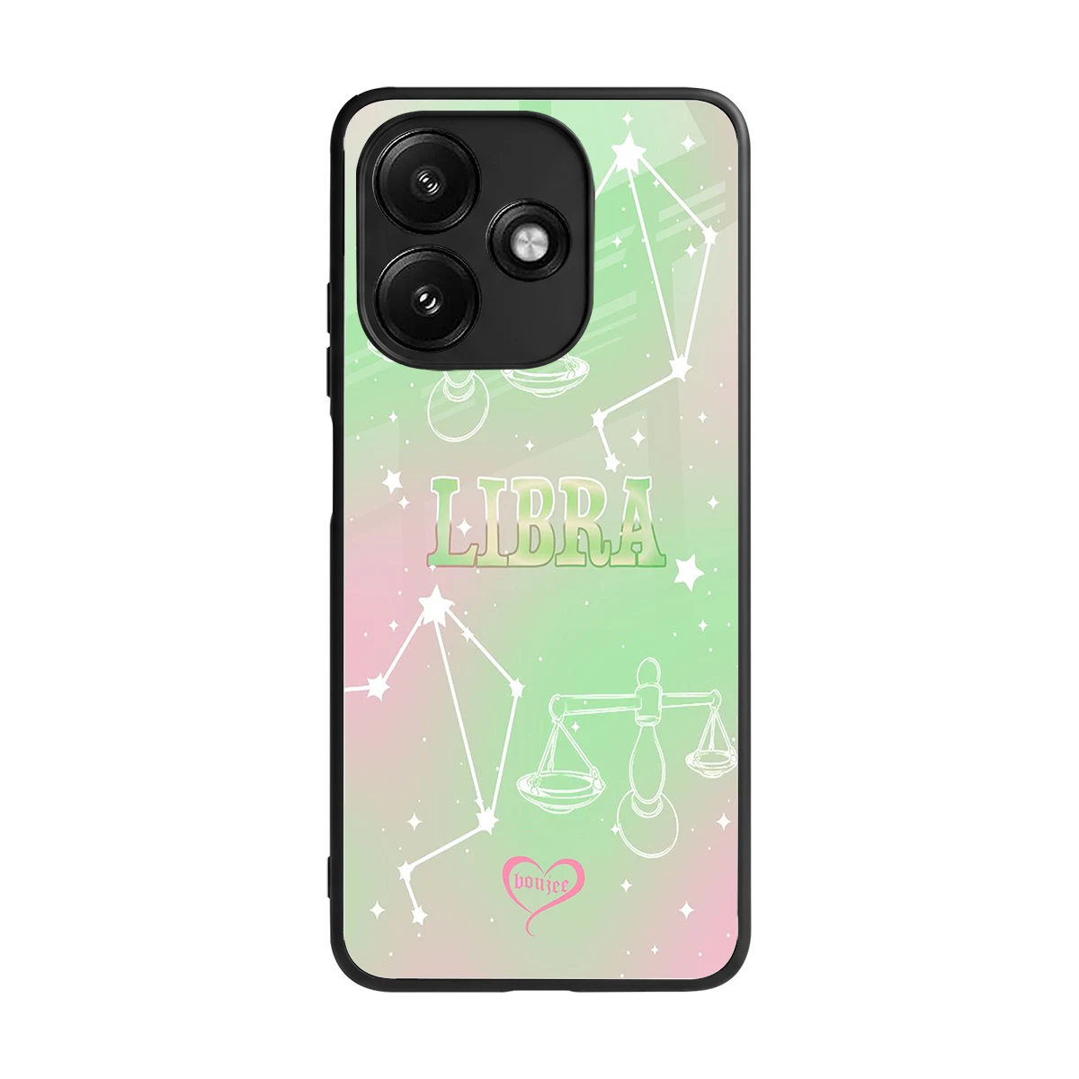 Libra Aura back phone cover | glass case for redmi 12 5g