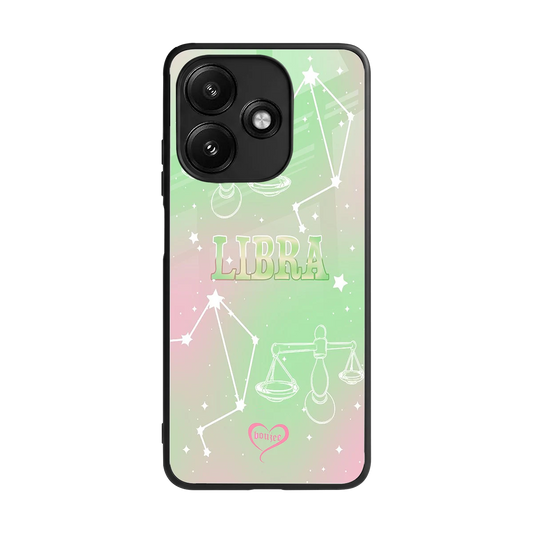 Libra Aura back phone cover | glass case for redmi 12 5g