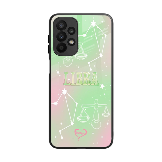 Libra Aura back phone cover | glass case for samsung galaxy a23