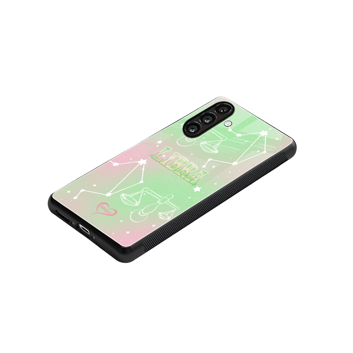 Libra Aura stylish phone case for samsung galaxy m35 5g | glossy glass and slim fit