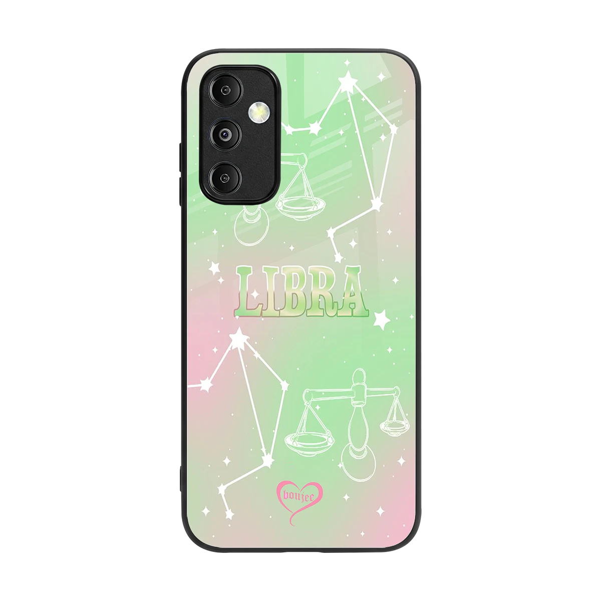 Libra Aura back phone cover | glass case for samsung galaxy m14 5g