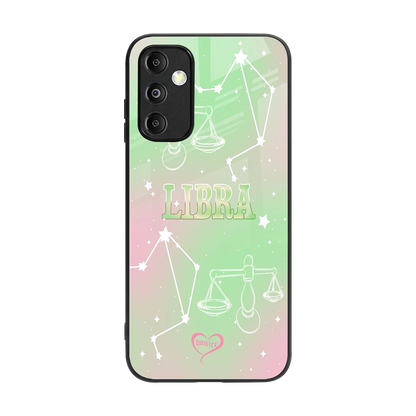 Libra Aura back phone cover | glass case for samsung galaxy m14 5g