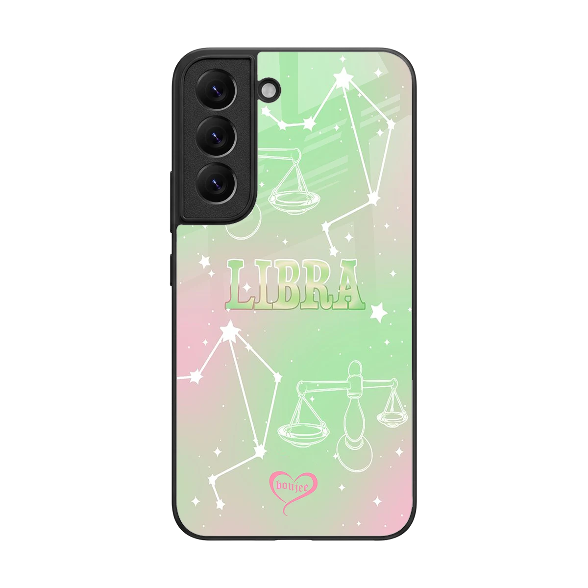 Libra Aura back phone cover | glass case for samsung galaxy s22