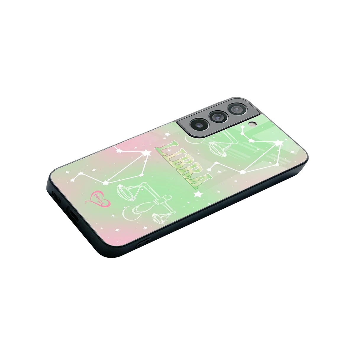 Libra Aura stylish phone case for samsung galaxy s22 | glossy glass and slim fit