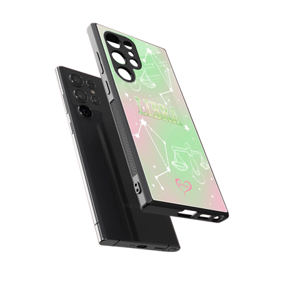 Libra Aura sleek samsung galaxy s23 ultra cover with tempered glass back and TPU edges