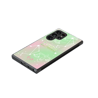 Libra Aura stylish phone case for samsung galaxy s24 ultra | glossy glass and slim fit