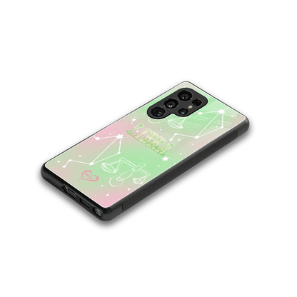 Libra Aura stylish phone case for samsung galaxy s25 ultra | glossy glass and slim fit